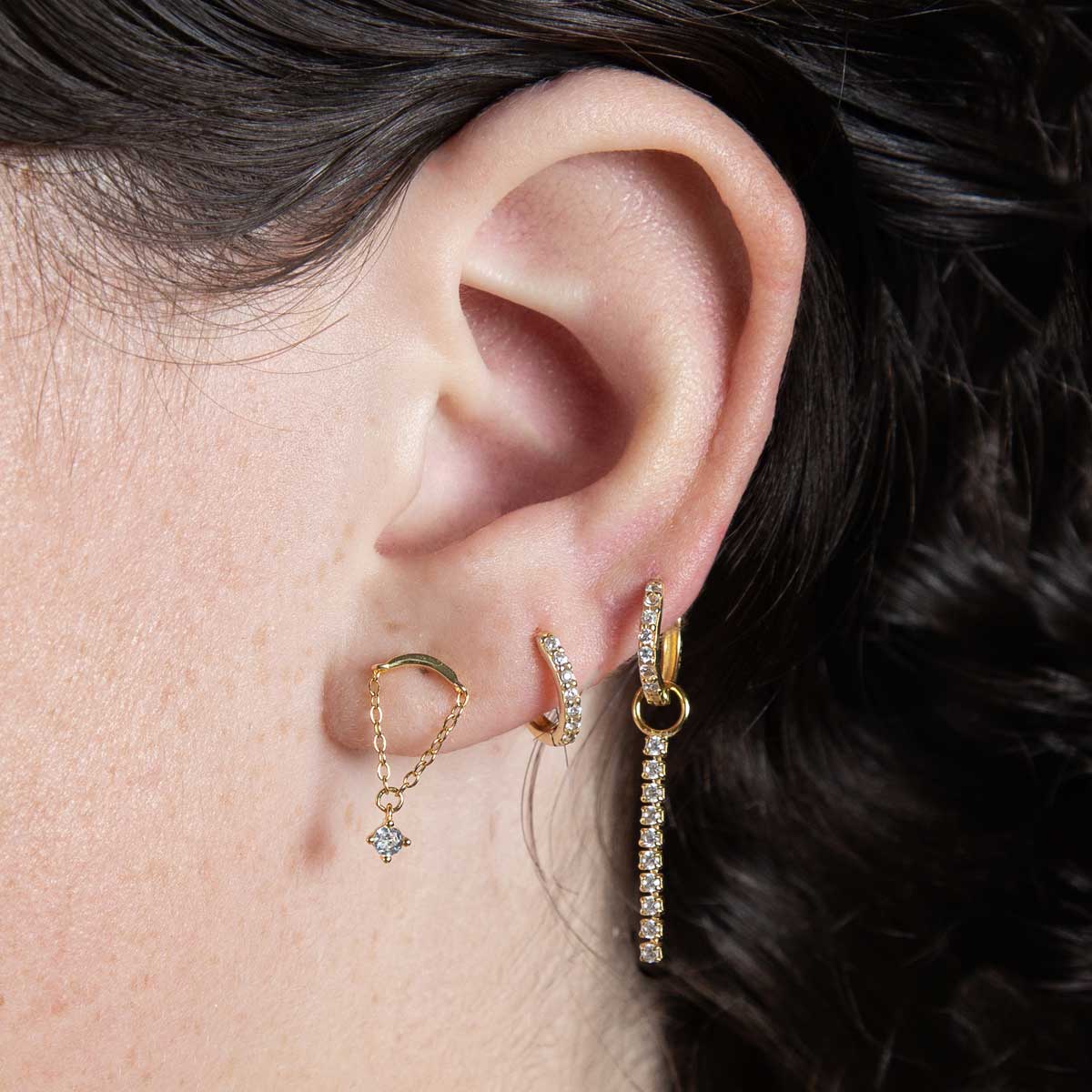 Ten Round Earring Charm