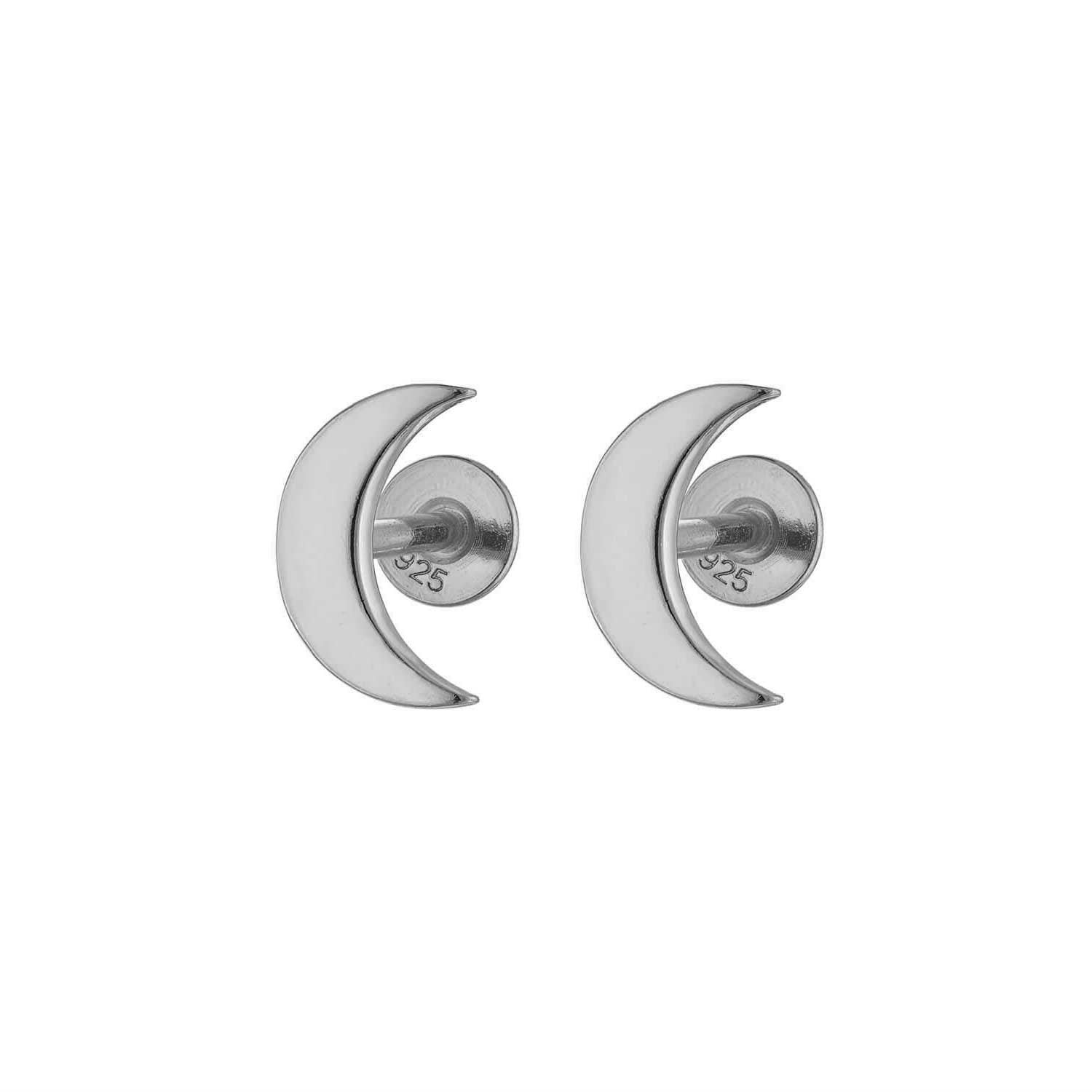 Moon Flatback Silver