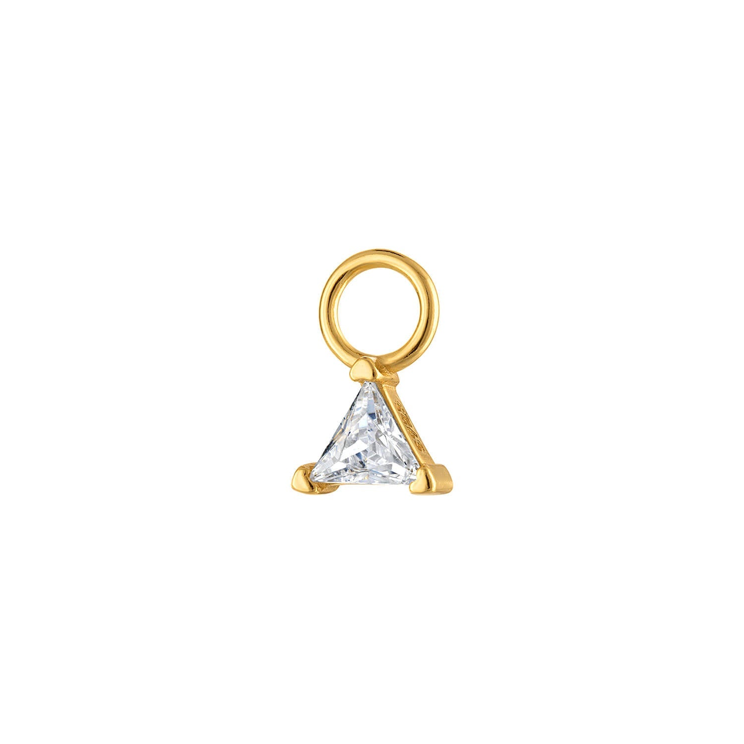 Single Triangle Earring Charm