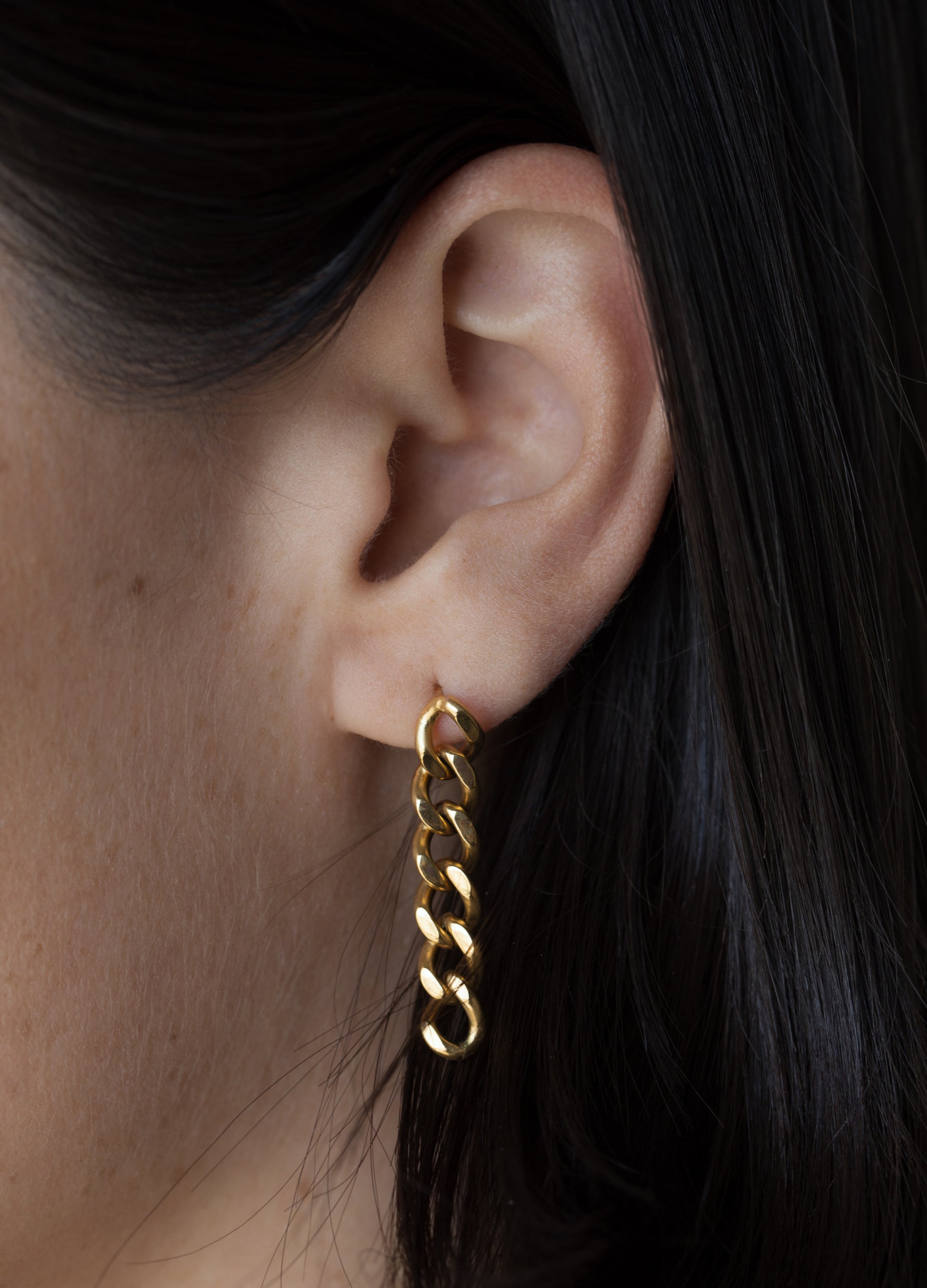 Cuban Chain Earring