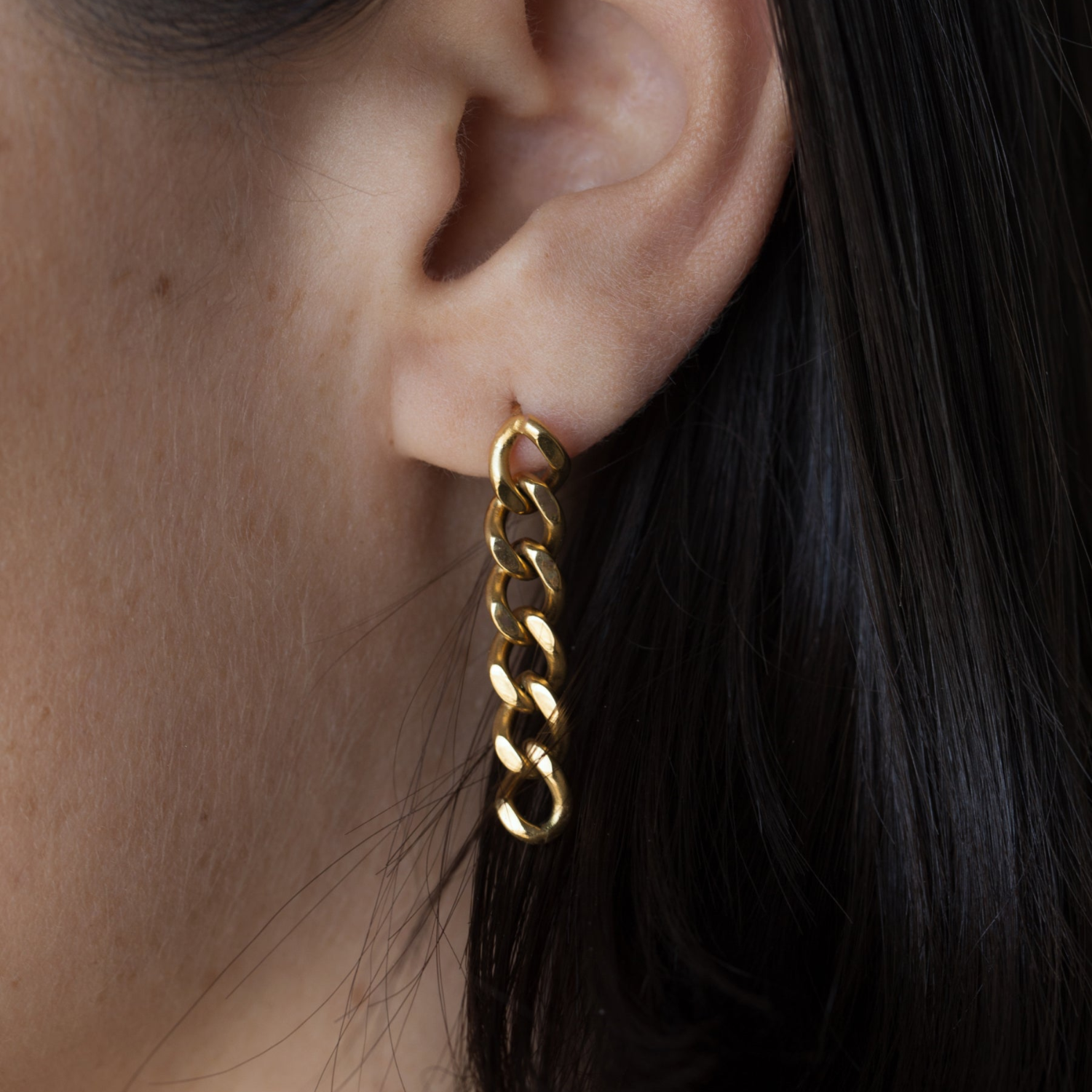 Cuban Chain Earring