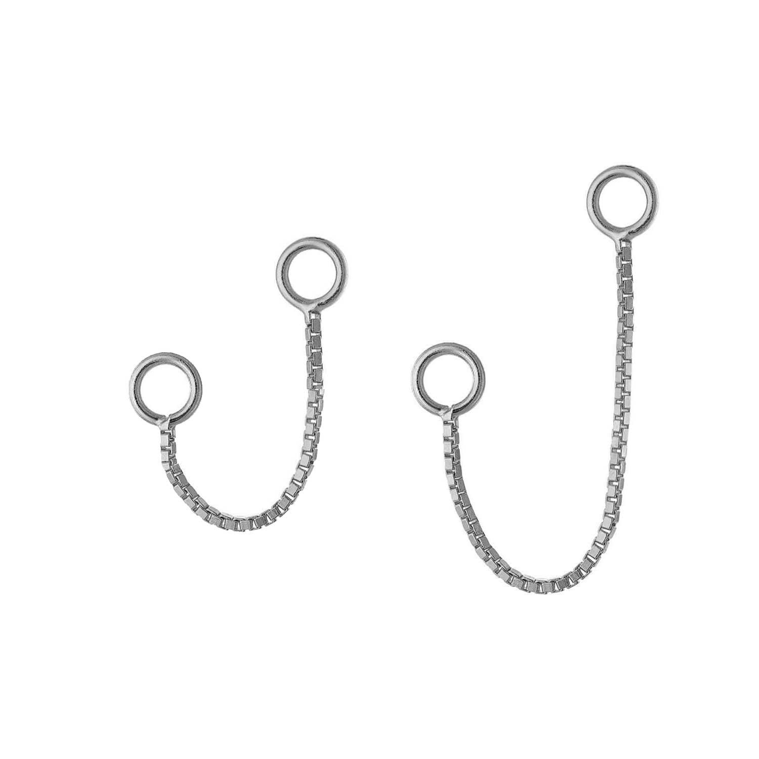 Box Chain Extender Set Silver