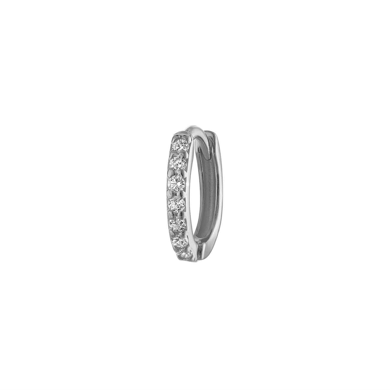 Huggie Pave 8mm